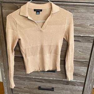 Club Monaco Camel Knit Sweater